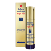 Lubex anti-age Night Rich – Swiss night treatment for dry to very dry & mature skin | Beautylion.ch